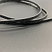 Декоративні шкіряні шнурки . Колір чорний. 120см 4мм, фото 2