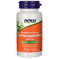 Ashwagandha (Ашваганда) 450 mg NOW Foods 90 Veggie Caps