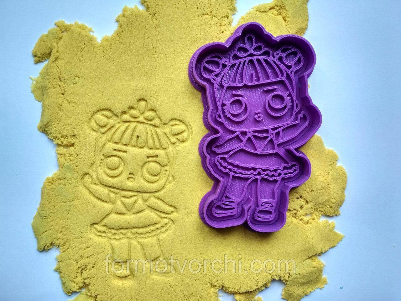 3D форми-вирубки для пряників"Лялька L. O. L. 2"
