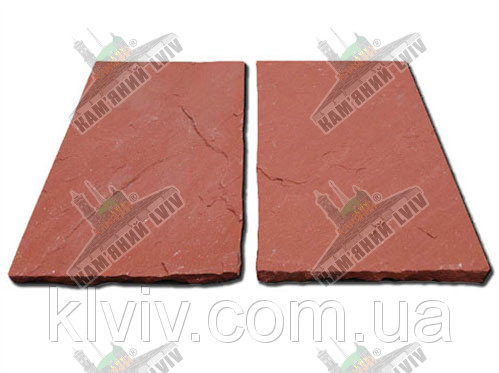Плити ручної роботи з індійського пісковика "Indian Claret" KLVIV