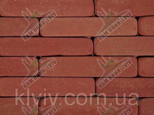 Плитка облицовочная галтованная розм.4 х 20 см. из индийского песчаника "Indian Claret" KLVIV ANTIK - фото 1 - id-p362212650