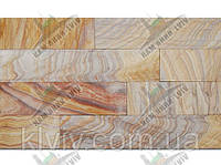 Плитка облицовочная шир. 10см. х L из индийского песчаника "Indian Wood" KLVIV