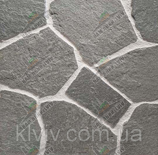 Колотий кварцит - Сланець Великий облицювальний EXTRA"KAYRAK SILVER" KLVIV