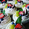 Тістечко Павлова десерт з меренги з фруктами класичний десерт Павлова десерт для кенді бару, фото 4
