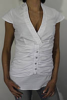 Рубашка женская "Камешки" белая 42,44