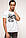 Біла чоловіча футболка De Facto / Де Факто з написом на грудях Live fast і темною окантовкою, фото 2