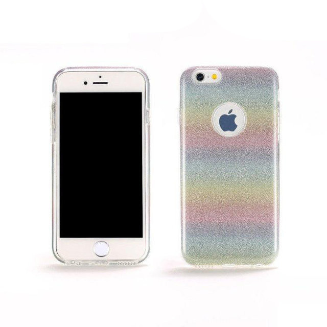 Чехол Remax Glitter Rainbow iPhone 6/6s силикон