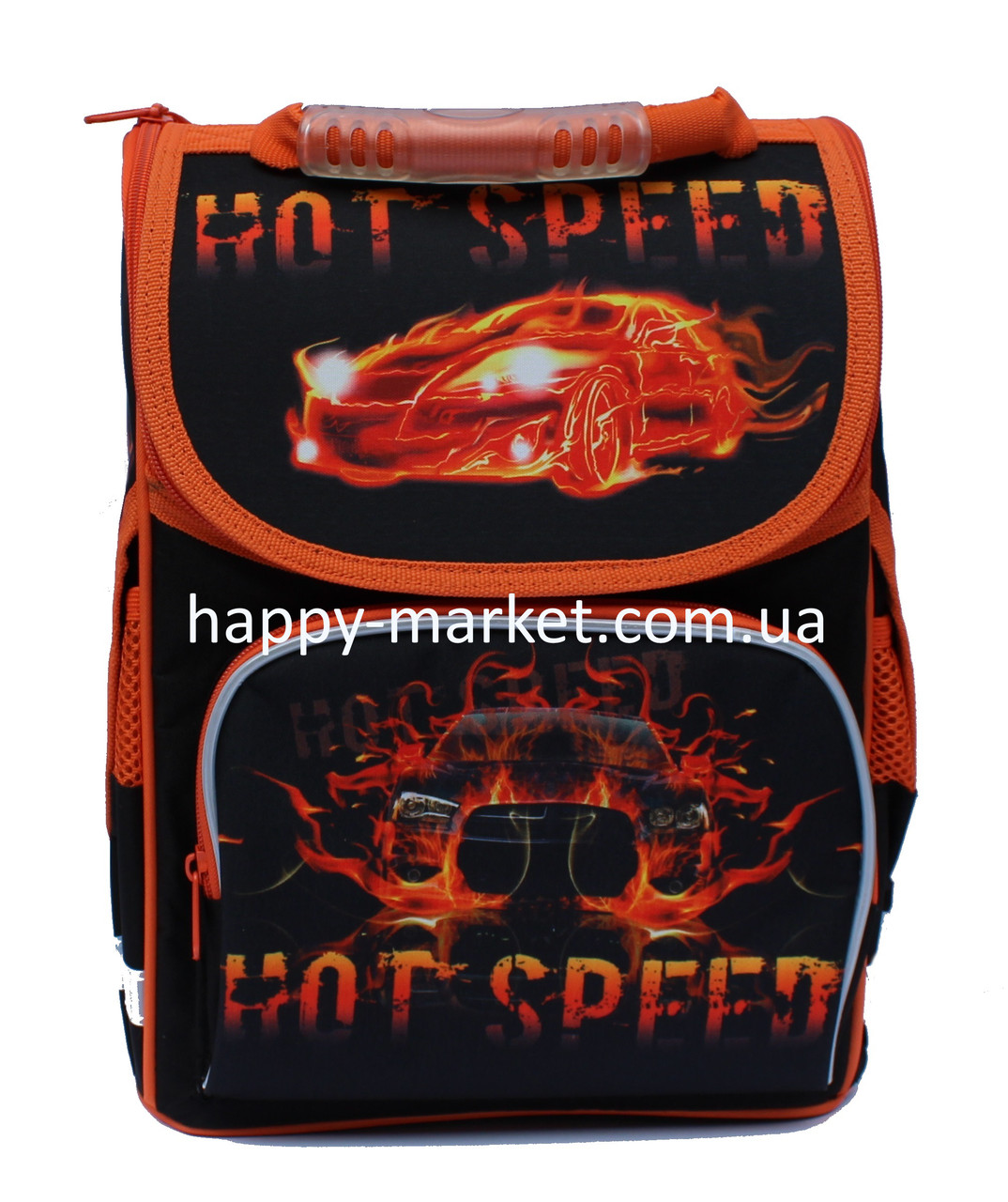 Ранець каркасний шкільний ортопедичний JOSEF OTTEN Hot Wheels для хлопчика SM 1813 ж