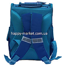 Ранець рюкзак каркасний шкільний ортопедичний Холодне серце для дівчинки блакитний JO1811 ж, фото 3