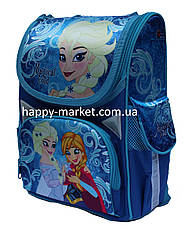 Ранець рюкзак каркасний шкільний ортопедичний Холодне серце для дівчинки блакитний JO1811 ж, фото 2