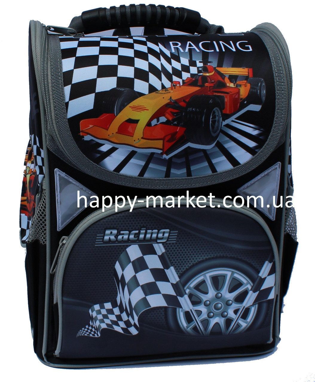 Ранець каркасний шкільний ортопедичний JOSEF OTTEN Racing car SM1814 ж