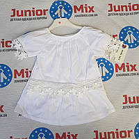 Летние детские блузки для девочек X/Б оптом Kidi moda