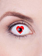 Декоративные контактные линзы в форме сердечка