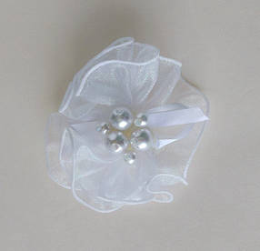 Гумка-бант (білий), фото 1