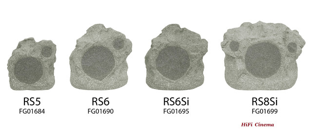 Niles Audio Rock Series speckled granite family