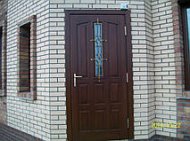 Теплая входная дверь без мостиков холода - мечта хозяев дома.
Ширина полотна двери 78 мм. Достаточно одной двери в дом.
Материал - сосна или дуб.
