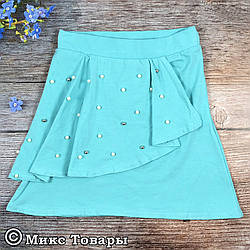 Юбка с бусинками для девочек Размеры: 4-5,5-6,6-7,7-8 лет (6468-3)