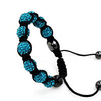 Браслет Shamballa Swarovski Бирюзовый