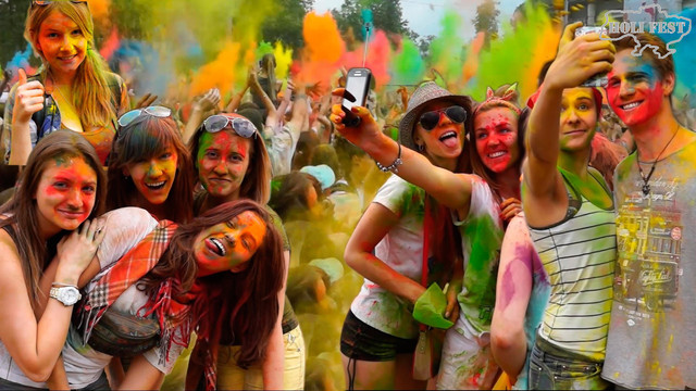 Яскравий арт - корпоратив з фарбами Холі! 