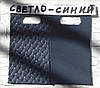 57-2 Натуральна шкіра, Сумка жіноча,світло-синя жіноча шкіряна сумка кольору джинс, фото 8
