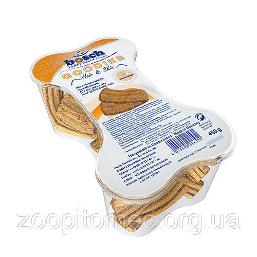 Ласощі Bosch (Бош) Goodies Hair Skin для собак краса вовни, 450 г