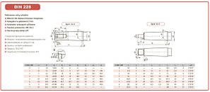 DIN 228 Конус Морзе