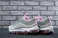Кросівки Найк Nike Air Max 97 Silver Pink. ТОП Репліка ААА класу., фото 3
