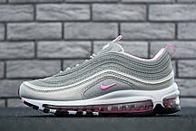 Кросівки Найк Nike Air Max 97 Silver Pink. ТОП Репліка ААА класу., фото 3