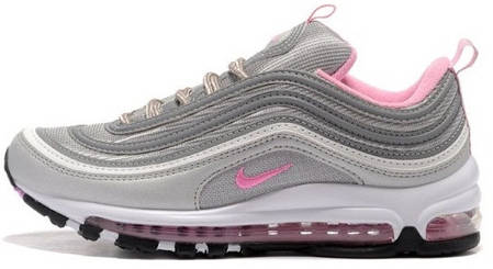 Кросівки Найк Nike Air Max 97 Silver Pink. ТОП Репліка ААА класу., фото 2