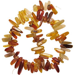 Намистини Великі Відколи Халцедон, Розмір від 10 до 16 мм, для Рукоділля, Оберега, Амулета