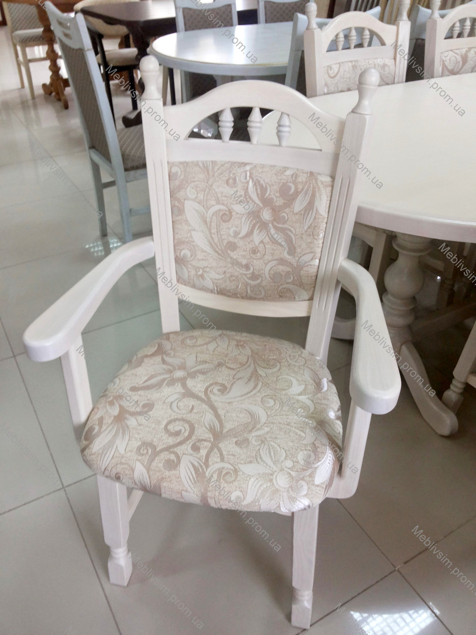 Стілець Бреда низька з підлокітниками GOOD WOOD Руськополянський Меблевий Комбінат Явір