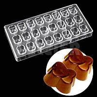 1 полікарбонатна форма для шоколадних цукерок