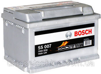 Аккумулятор 74 BOSCH 6СТ-74 H Евро (S5007) 750 A (ID#695849603), цена ...