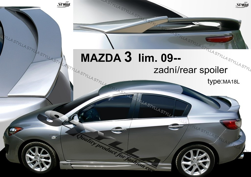 Спойлер Mazda 3 BL (09-13) тюнінг, фото 1