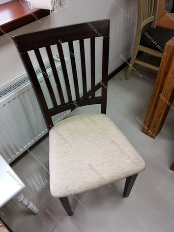 Стілець обідній дерев'яний з оббивкою Райнес GOOD WOOD Руськополянський Меблевий Комбінат Явір, фото 1