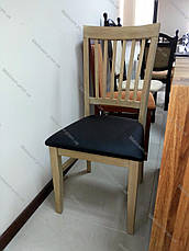 Стілець обідній дерев'яний з оббивкою Райнес GOOD WOOD Руськополянський Меблевий Комбінат Явір, фото 4