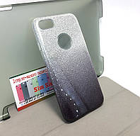 Чехол для iPhone 7, 8 SE 2020 накладка бампер противоударный силиконовый Remax glitter gradient