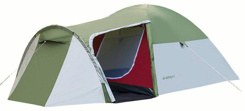 Палатка 4-х місна Presto Acamper MONSUN 4 PRO зелена - 3500мм. Н2О - 4,1 кг, фото 2