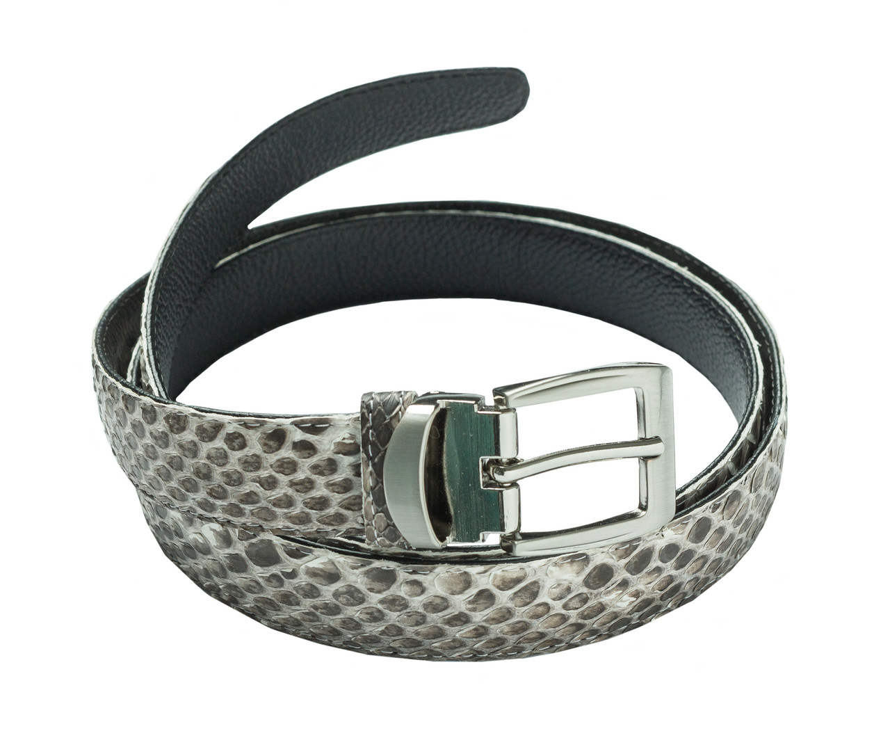Ремінь зі шкіри пітона жіночий (snb01)