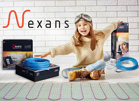 Гріючий кабель і мати Nexans (в стяжку під плитку)