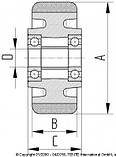 Більш вантажні колеса FTP 150X50-20, Ø 150 мм, фото 3