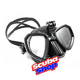 Маска Salvimar Trinity Black для підводного плавання (з кріпленням для відеокамери), фото 3
