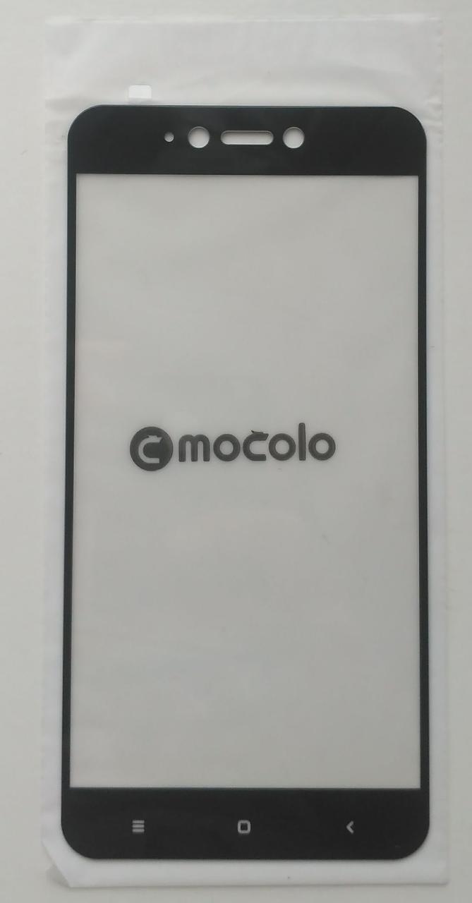 Захисне скло Mocolo для Xiaomi Redmi Note 5a з чорною рамкою