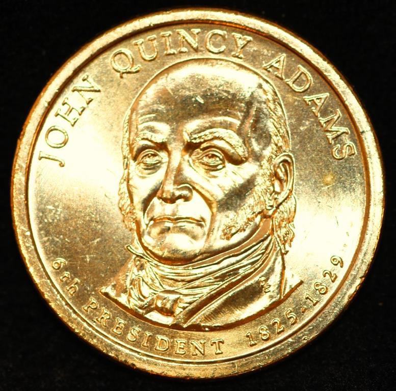Монета США 1 долар 2008 р. 6-й Президент Джон Кугінсі Адамс