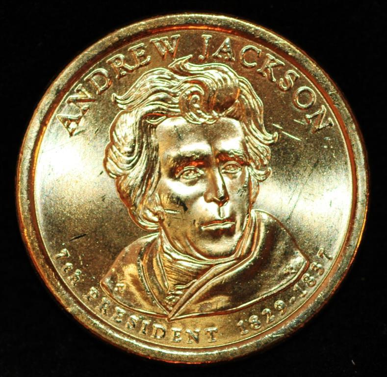 Монета США 1 долар 2008 р. 7-й президент Ендрю Джексон