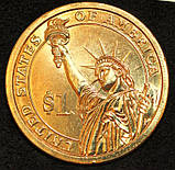 Монета США 1 долар 2011 р. 20 Президент Джеймс Гарфілд, фото 3