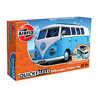 VW CAMPER VAN BLUE (ЗБІРКА БЕЗ КЛЕЮ). AIRFIX J6024