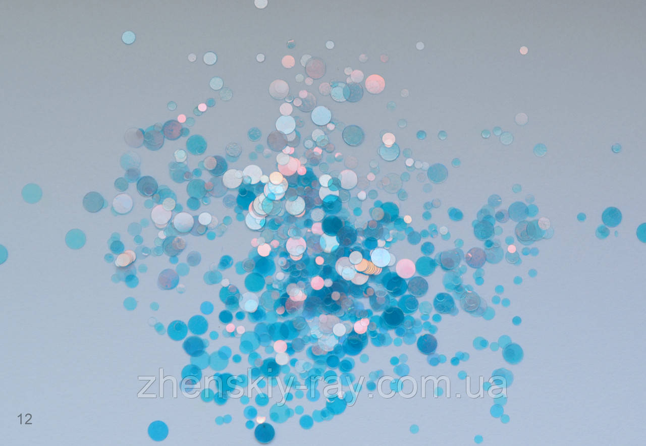 Каміфубіки для нігтів прозорі голографічні