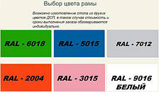 Парта-трансформер Эргономик з двома тумбами ДСП Бук, каркас RAL-2004 (ТМ-Понди), фото 3