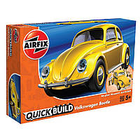 VOLKSWAGEN BEETLE ЖЕЛТЫЙ (СБОРКА БЕЗ КЛЕЯ). AIRFIX J6023